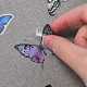 4 Bags 4 Styles Butterfly Pattern Waterproof Plastic Scrapbooking Stickers DIY-SZ0001-90-5
