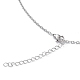 304 ожерелье-цепочка из нержавеющей стали для мужчин и женщин STAS-B039-05P-3