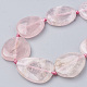 Rosa naturale fili di perle di quarzo G-T105-13-3