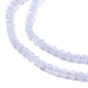 Natürlichen blauen Spitze Achat Perlen Stränge X-G-F619-03-3mm-3