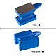 Diy鉄アンビルツール  ジュエリーベンチブロック  ホーン  ブルー  9.2x3.5x5.5cm TOOL-WH0102-01-3