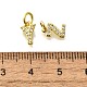 26шт латунные подвески из кубического циркония с микро-паве KK-R218-10G-3