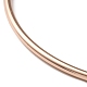 Placcatura ionica (ip) 304 braccialetto semplice da donna in acciaio inossidabile BJEW-F461-01B-RG-3