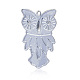 Tibetan Style Alloy Owl Big Pendants for Halloween PALLOY-J377-56P-NR-2