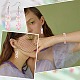 Rainbow Color Plated Transparent Acrylic Linking Rings FIND-CJC0015-24-7