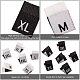 NBEADS 480 Pcs Sewing Clothing Size Labels FIND-NB0001-15-4