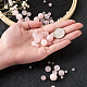 Perles de quartz rose pandahall rondes naturelles en vrac G-TA0001-09-9