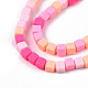 Handmade Polymer Clay Beads Strands CLAY-N008-061-09-3