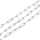 304 Stainless Steel Paperclip Chains CHS-D033-06P-02-1