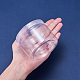 ベネクリエイトプラスチックビーズ容器  コラム  透明  8.3x6.4cm  8個/セット  容量：230ミリリットル CON-BC0004-59A-5