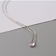 925 подвесные стерлингового серебра ожерелья NJEW-BB48001-A-5
