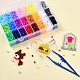 24 Colors DIY Fuse Beads Kit DIY-X0295-01E-5mm-5