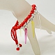 Fashion CCB Plastic Spike Bracelets BJEW-JB00634-03-2
