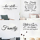PVC Quotes Wall Sticker DIY-WH0200-066-6