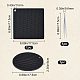 GORGECRAFT 2 Styles Silicone Doming Mats 18cm Round Square Resin Table Trivet Mats with Tweezer Heat Proof Black Honeycomb Rubber Pads Trays for Hot Pot Holder Coaster DIY Crafts Supplies FIND-GF0003-73-2