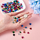 650 Stück Aluminium-Cabochons in 13 Farben&nbsp;MRMJ-FW0001-01B-6