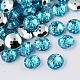 Botones redondos planos del diamante artificial de acrílico de Taiwán de 2-agujero BUTT-F015-11.5mm-25-1