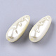 Perles d'imitation perles en plastique ABS OACR-T017-13A-2