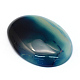 Oval gefärbte natürliche gestreifte Achat-Cabochons G-R349-30x40-11-2