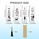 Globleland 1 Set Acrylic Bookmark Pendants for Teachers' Day DIY-GL0004-28-3