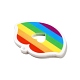 Colgantes de arco iris de acrílico impreso estilo orgullo SACR-B005-01B-2