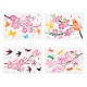 4 pièces 4 styles pour animaux de compagnie évider dessin pochoirs de peinture DIY-WH0394-0035-1