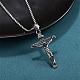 Kreuz-Anhänger-Halskette mit Jesus-Kruzifix JN1109A-2