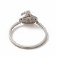 304 anello da dito a forma di zucca di Halloween in acciaio inossidabile per donna RJEW-K239-02P-2
