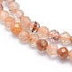 Chapelets de perles en quartz de rutile naturel G-E411-16-3mm-3