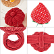 Hobbiesay 1pc coton velours côtelé citrouille porte-aiguille oreiller DIY-HY0001-58-5