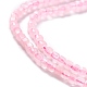 Chapelets de perles en quartz rose naturel G-K312-03A-3