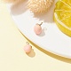 2шт латунные эмалированные подвески KK-YW0001-92-5