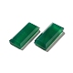 Cabujones de ágata de ónix verde natural teñidos y calentados G-G975-04A-02-4