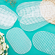 CHGCRAFT 8Pcs 2 Style Mesh Plastic Canvas Sheets Crossbody Bag Purse Making Accessories Oval Canvas Mesh Clear Plastic Canvas Mesh Sheets for Cross Stitch Embroidery Needlepoint Craft FIND-CA0003-37-4