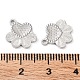 Rhodium Plated 925 Sterling Silver Charms STER-C003-03P-3