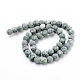 Jade qinghai naturales hebras de perlas redondo G-Q462-74-10mm-3