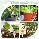 Étiquettes de plantes naines / gnomes en bois DIY-WH0430-063-6
