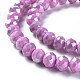 Cuisson opaque de perles de verre peintes EGLA-N006-006B-3