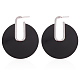 Alloy Plastic Stud Earrings EJEW-I214-04D-1