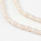 Opaque Color Glass Beads Strands GLAA-P035-5x3mm-A07-3