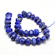 Faceted Nuggets Natural Lapis Lazuli Bead Strands G-L425-04-2