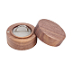 Scatole portaoggetti rotonde in legno CON-WH0087-59B-1