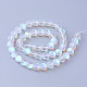 Chapelets de perles en pierre de lune synthétique X-G-R375-6mm-A13-2