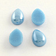 Pearlized Plated Opaque Glass Cabochons PORC-S778-5x8-37-1
