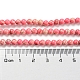 Synthetische imperiale Jaspis-gefärbte Perlenstränge G-D077-A01-02K-5