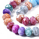 Fili di perle di vetro verniciate opache da forno EGLA-N006-009B-A18-3