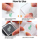 GLOBLELAND Plants Clear Stamps Small Flowers Leaves Silicone Clear Stamp Seals for Cards Making DIY Scrapbooking Photo Album Journal Home Decoration DIY-WH0167-57-0280-7