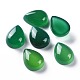 Natürliche grüne Onyx-Achat-Cabochons G-H231-08D-1