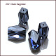Abalorios de cristal austriaco de imitación SWAR-F055-8x4mm-20-1