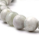 Chapelets de perles de jade paix naturelle G-S259-25-6mm-3